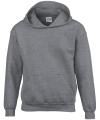GD57B 18500B Heavy Blend™ Youth Hooded Sweatshirt Graphite Heather colour image
